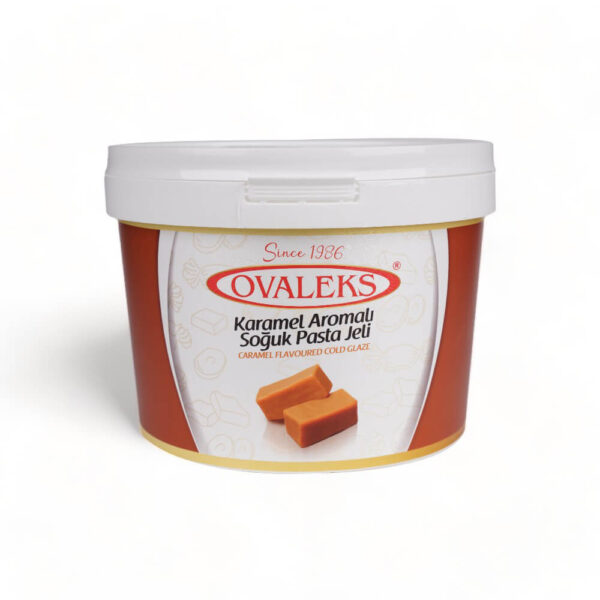 ovaleks karamel aromali soğuk pasta jeli