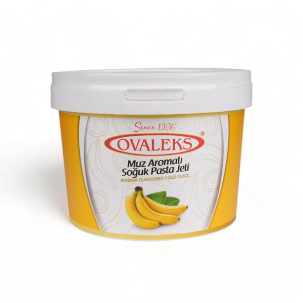 ovaleks muz aromalı soğuk pasta jeli